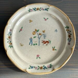 Vintage stoneware Heartland farms side plate